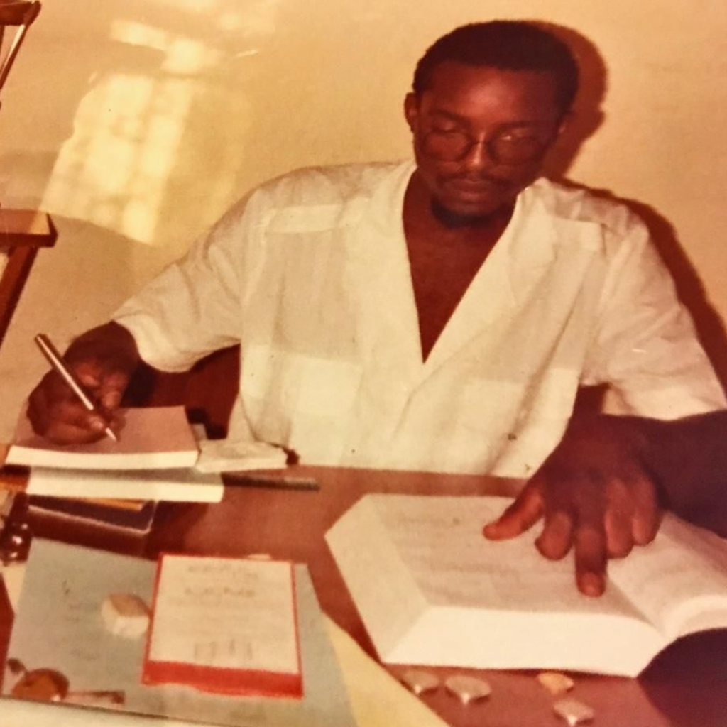 A throwback photo of the birthday man himself, Thamsanqa Mngoma — Nandi's father. Picture: Instagram@NandiMadida