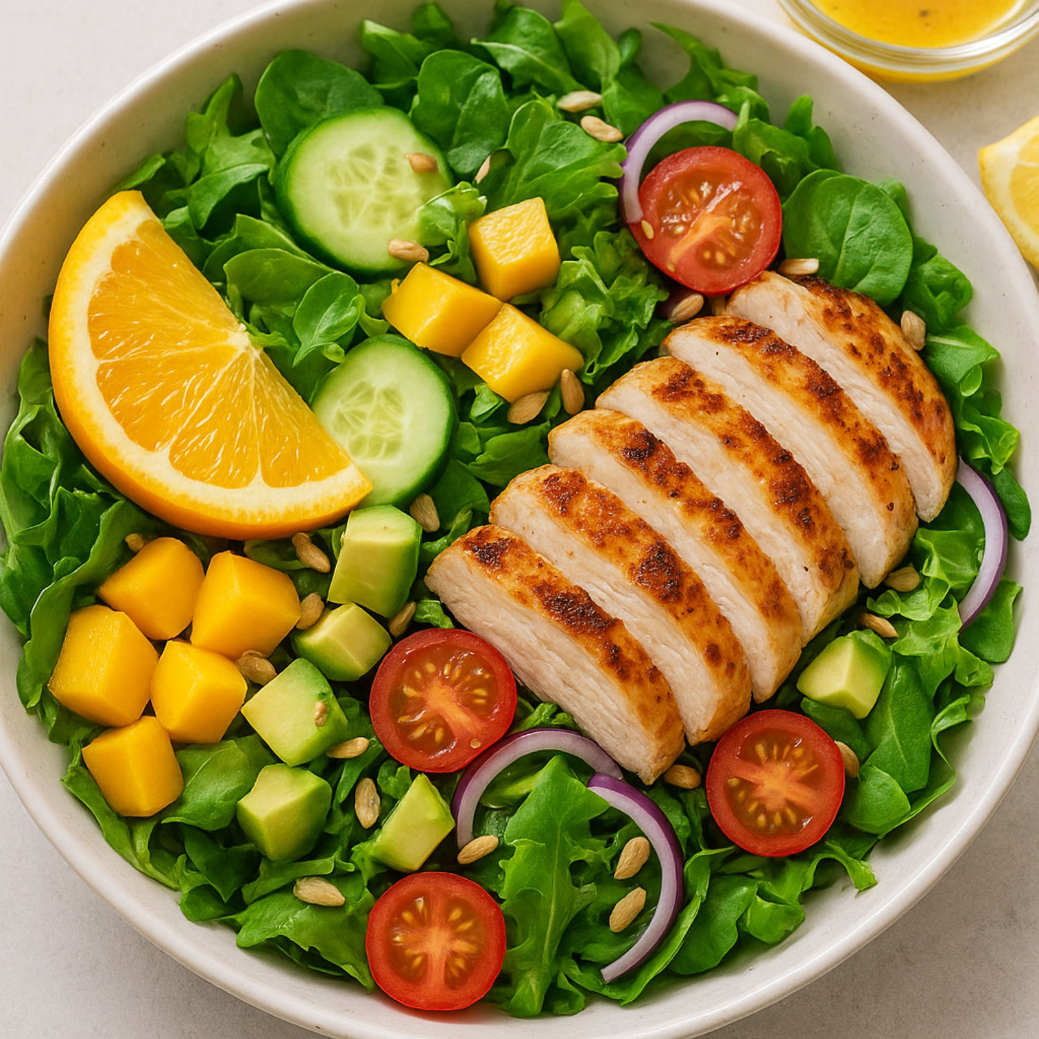 Sunshine citrus chicken salad