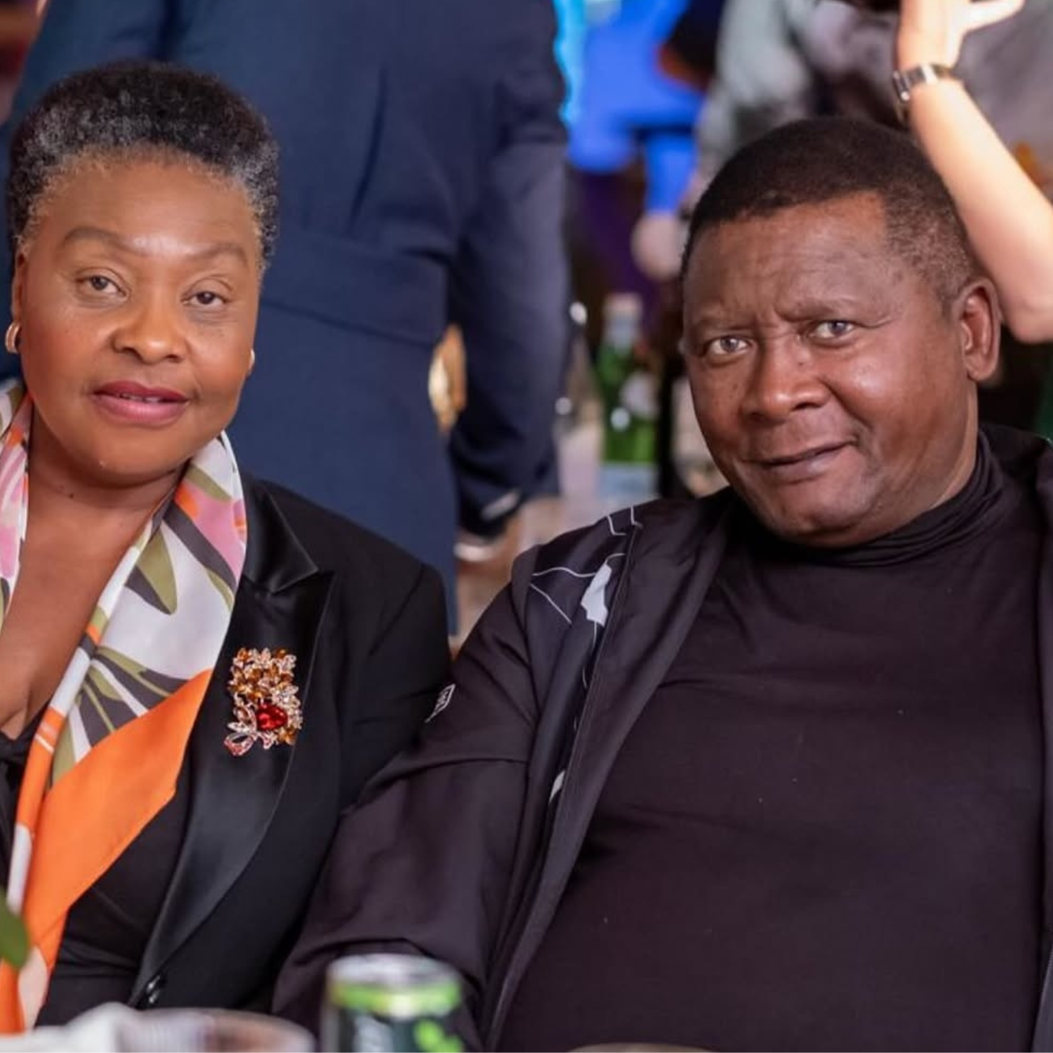 Yvonne Chakachaka and her husband