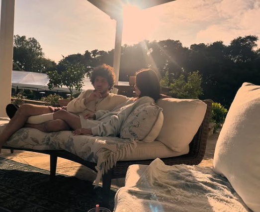 Now living their happily ever after, Selena and Benny enjoy quiet moments at home, spending quality time together and simply enjoying each other's company. Picture: Instagram@SelenaGomez