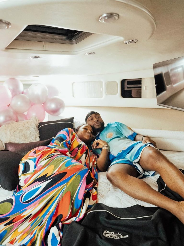 The couple enjoying a simple, relaxed moment together. Picture: Instagram@ChefChi