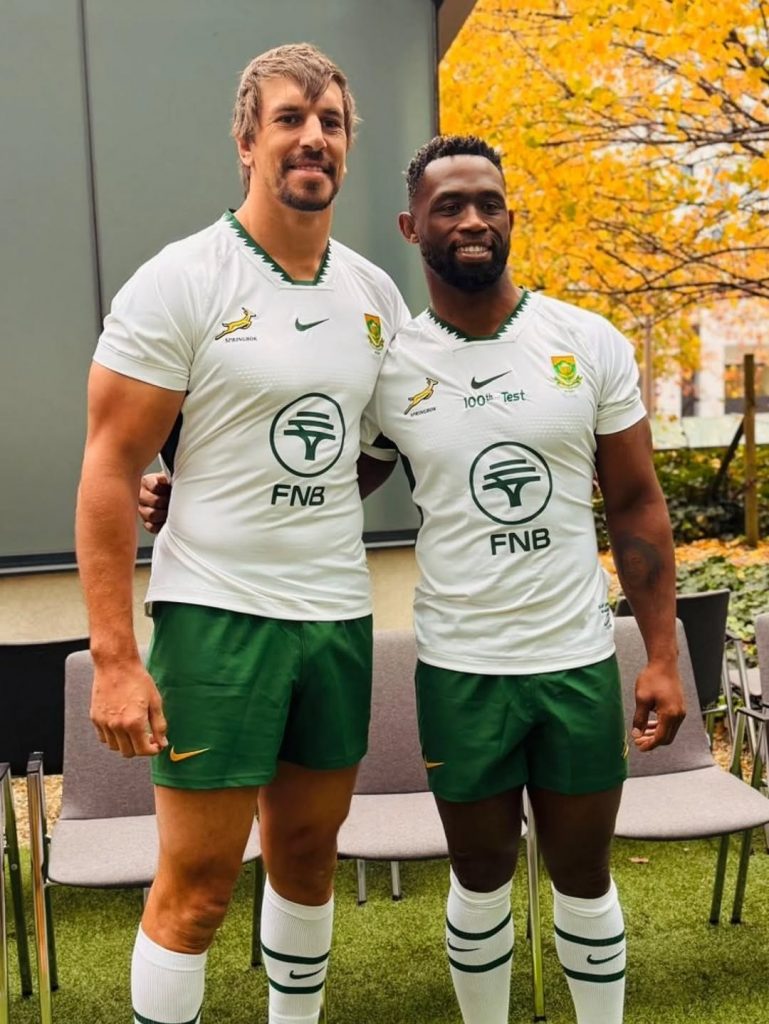 Eben Etzebeth and Siya Kolisi — brothers in spirit, united in rugby. Picture: Instagram@EbenEtzebeth