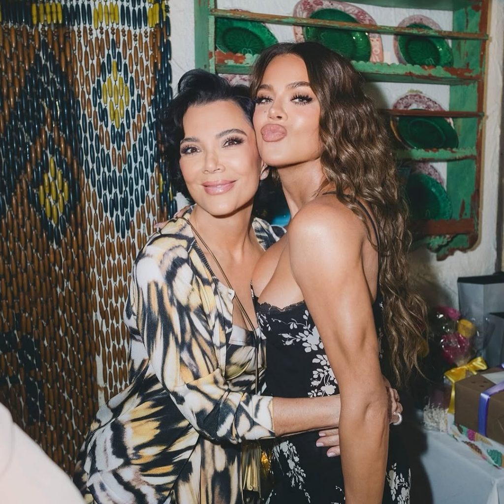 Kris Jenner and her daughter Khloé Kardashian. Picture: Instagram@KhloéKardashian
