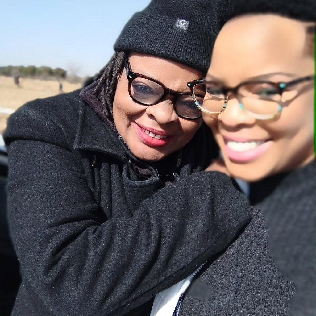 Masechaba and the late Promise Sibongile Imelda Khumalo. Picture: Instagram@MasechabaMposwa 