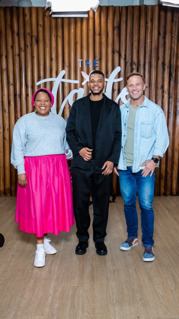 Taste Master Junior judges: Chef Zola Nene, guest judge Nicholas Fraser, and Chef Fritz Schoon. Picture: Supplied