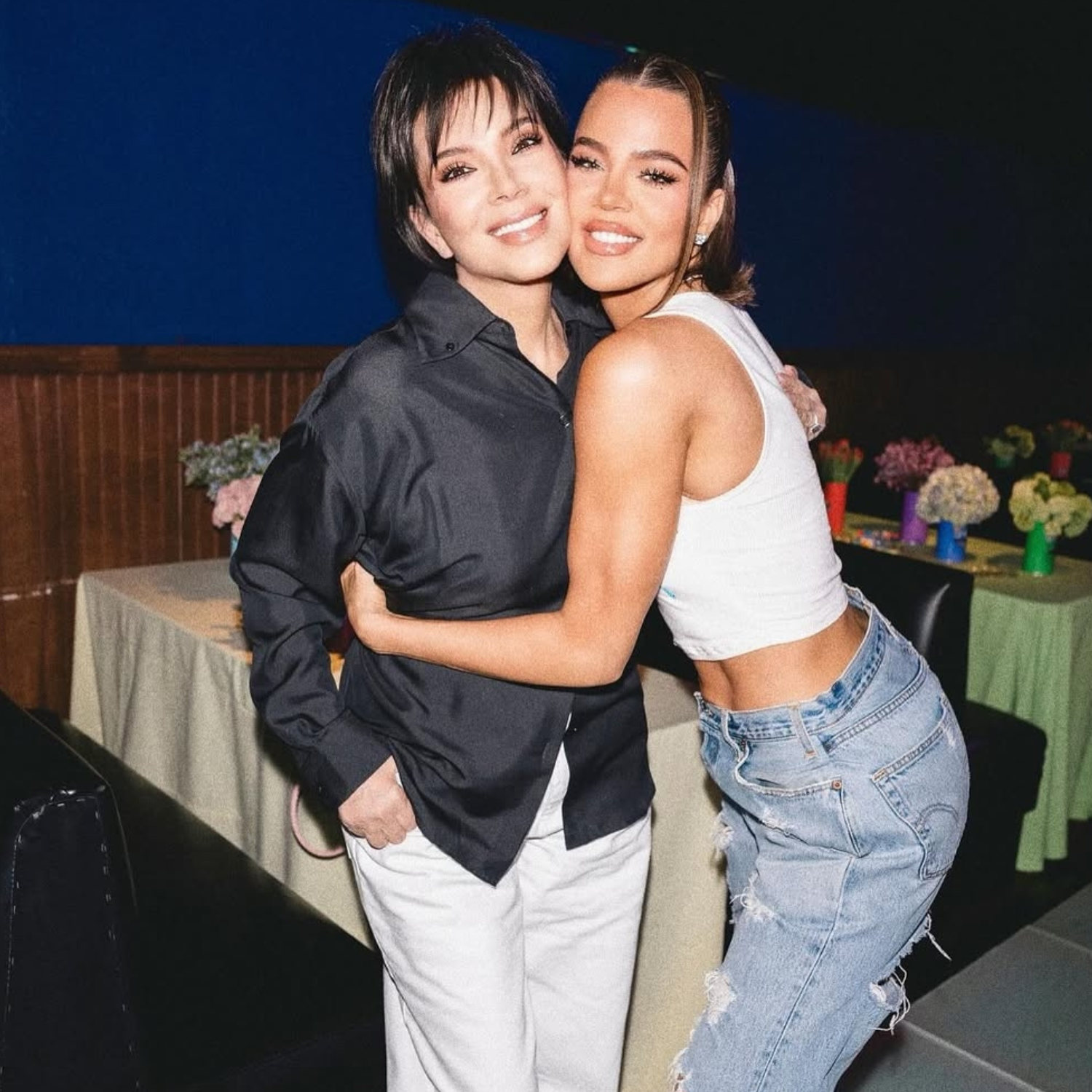 Khloé Kardashian and her mother Kris Jenner