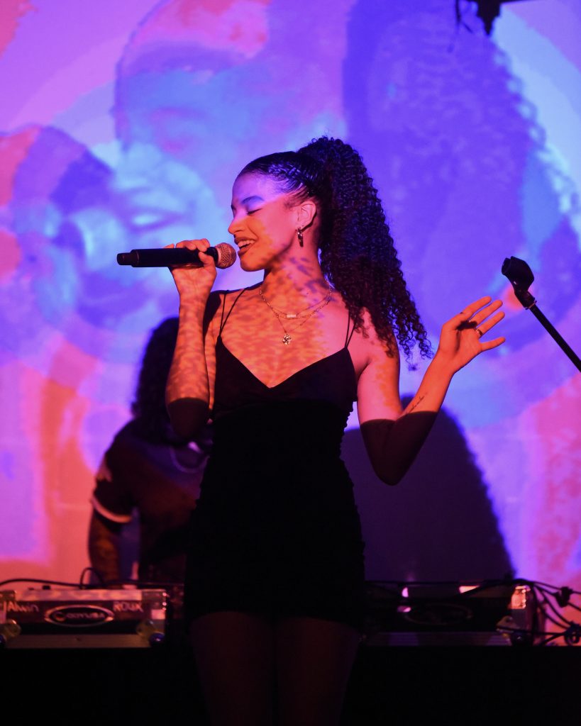 Live in action: Nalu performing her music for fans. Picture: Supplied