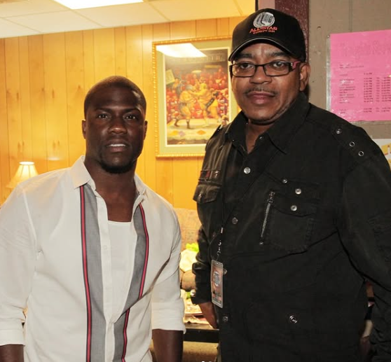 A snapshot of Kevin Hart alongside his late friend and tour manager, Nate Smith. Picture: Instagram@KevinHart