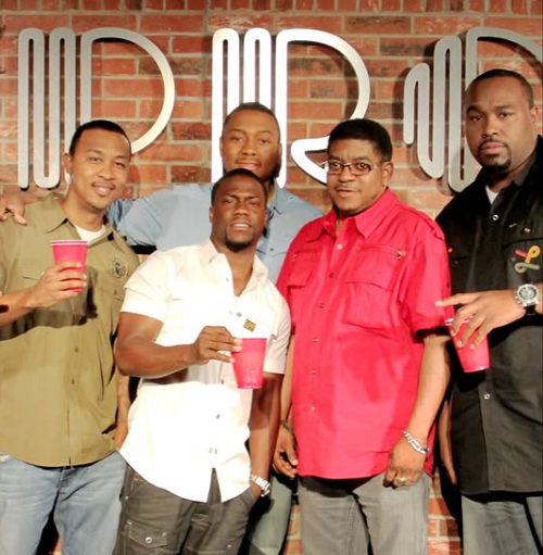 A group photo featuring Kevin Hart, the late Nate Smith, and several others. Picture: Instagram@KevinHart