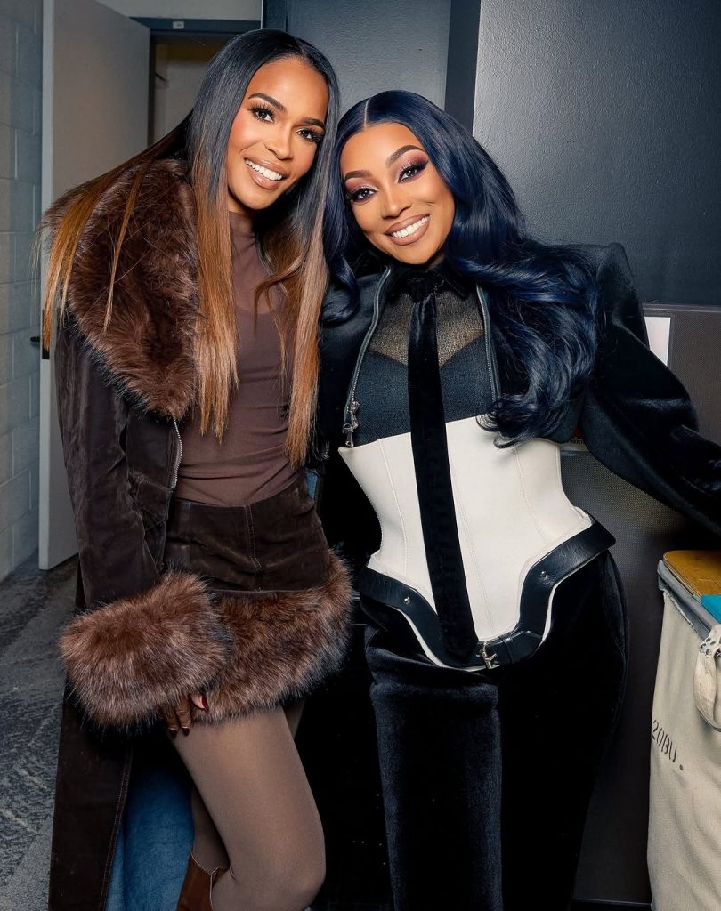 Monica with Singer Michelle Williams. Picture: Instagram@Monica