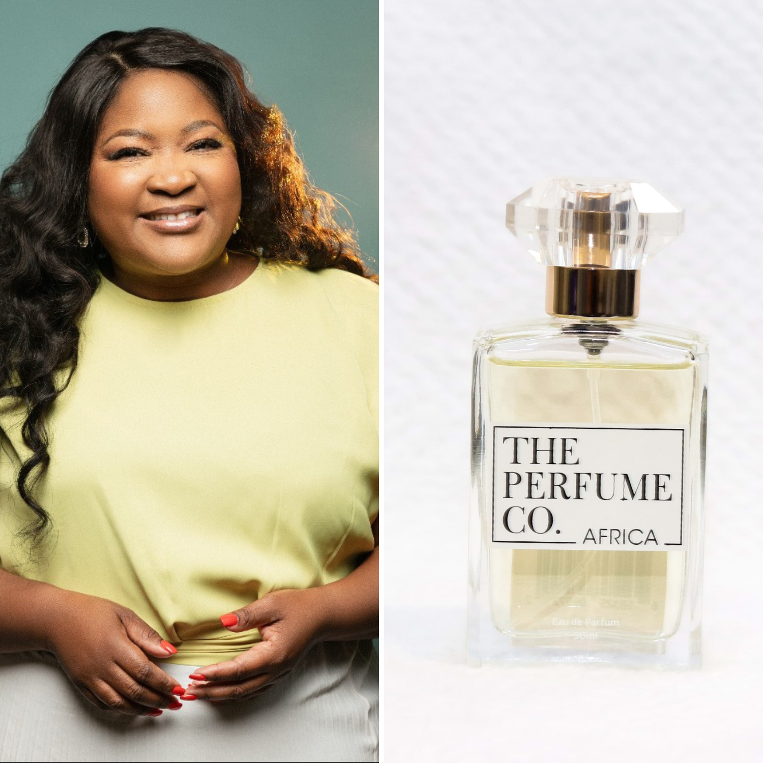 Bathabile Moreki and her product The Perfume Co. Africa