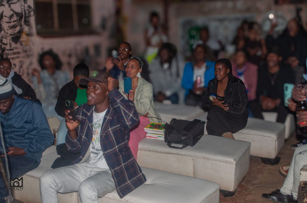 Guests at Soweto Gallery enjoying live performances while capturing the moments on their phones. Picture: Supplied
