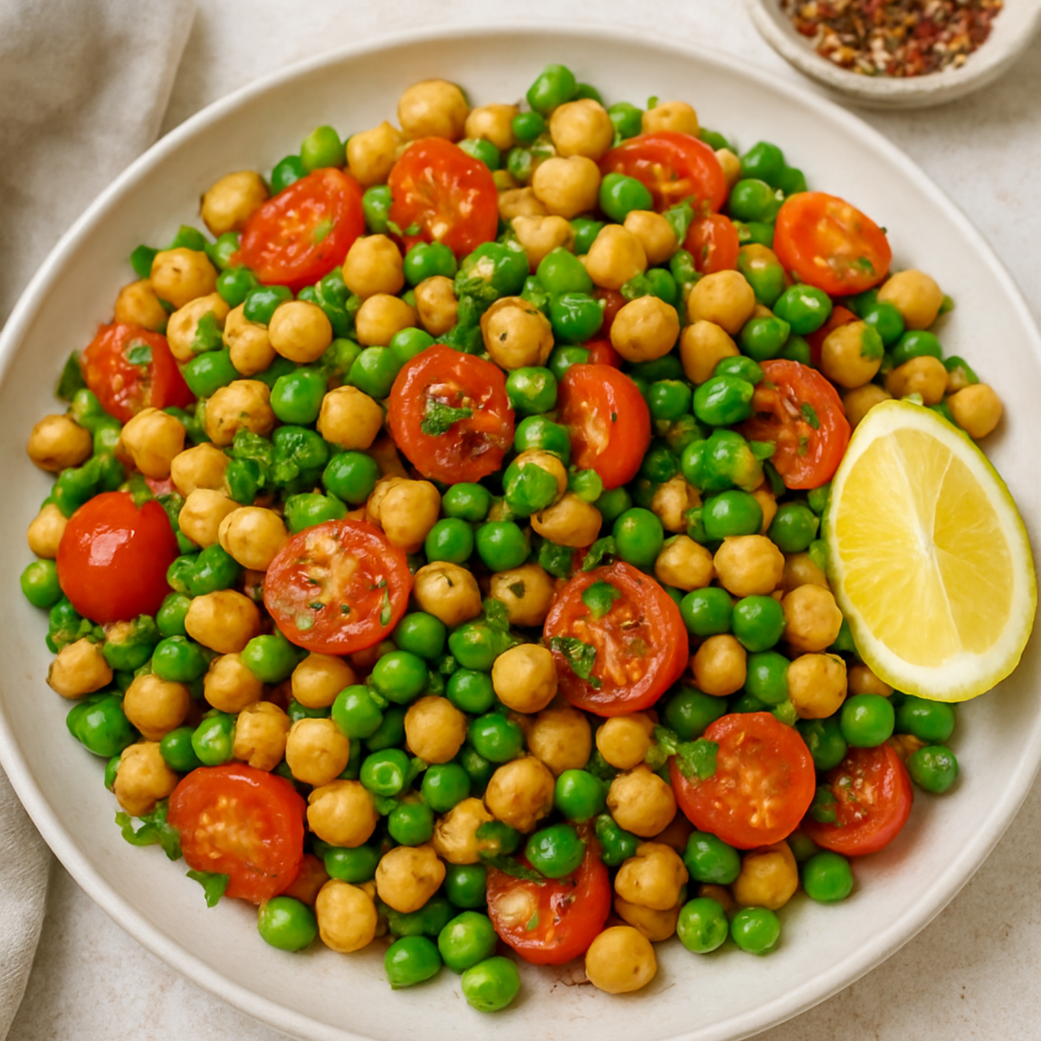 One-Pan Lemon & Herb Chickpea Stir-Up