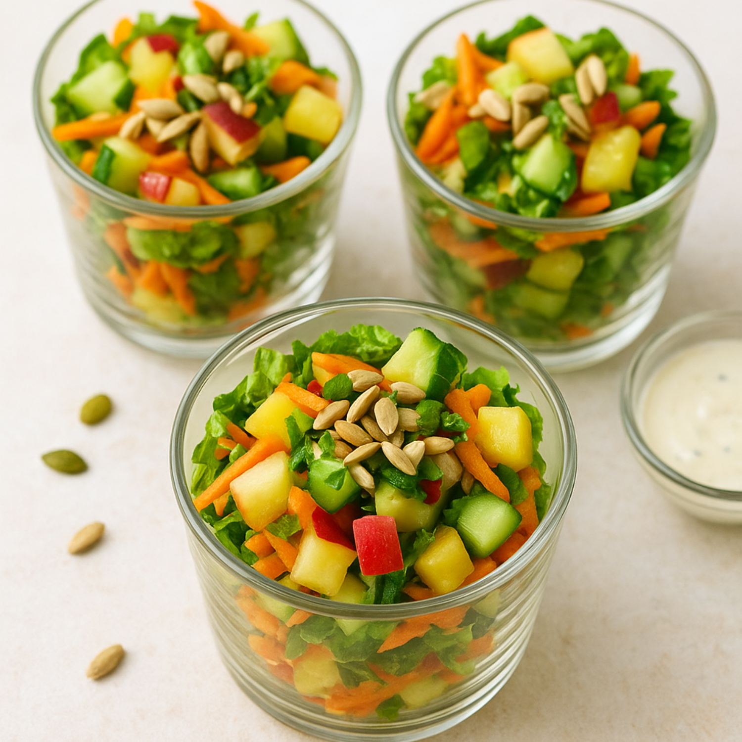 Rainbow Crunch Snack Cups