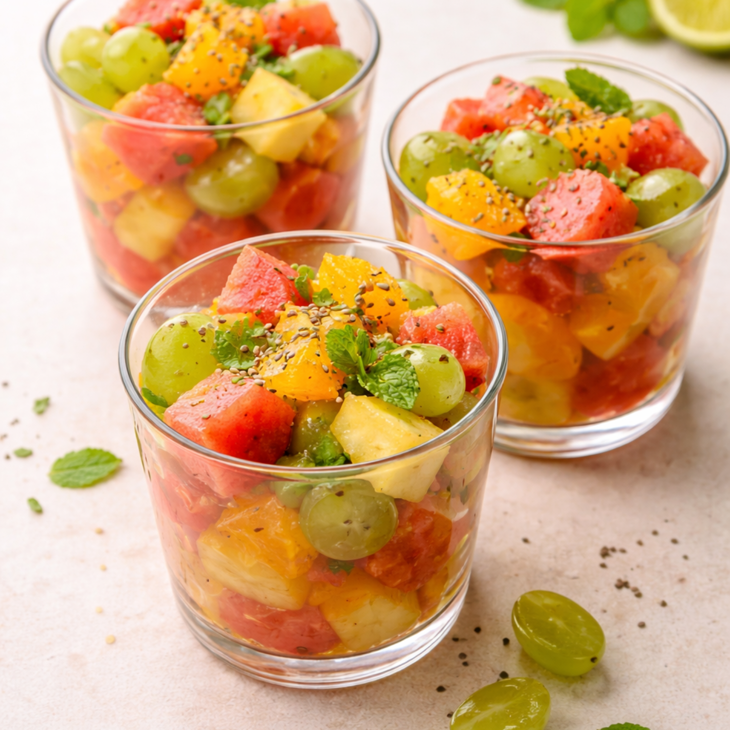 Sunset Chill Fruit Cups