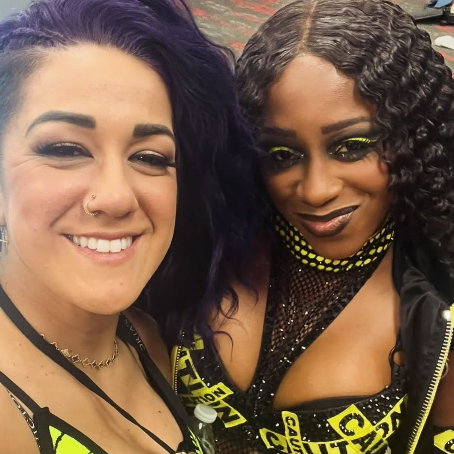WWE Superstars Bayley and Naomi