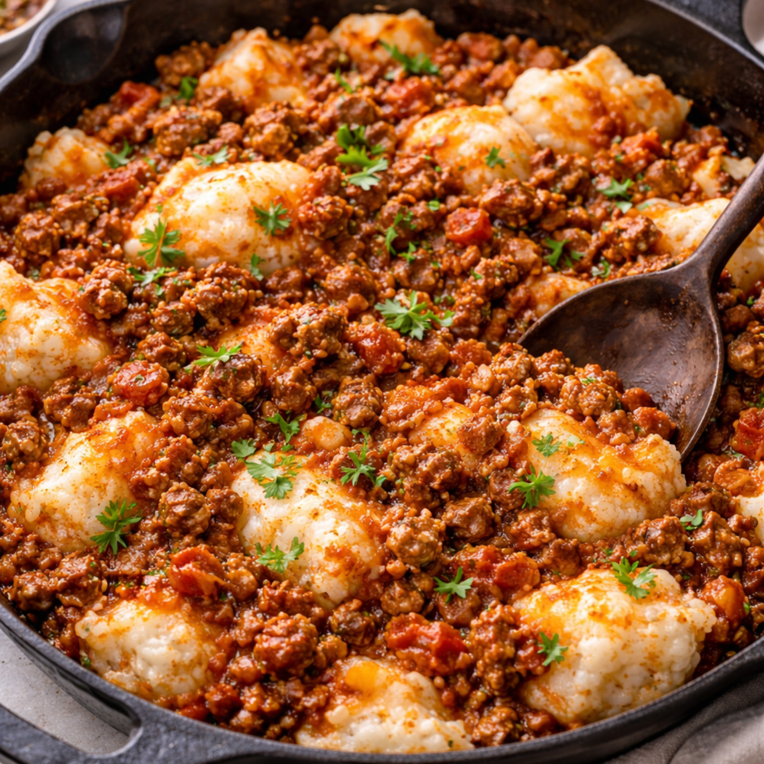 Smoky Tomato Beef Skillet