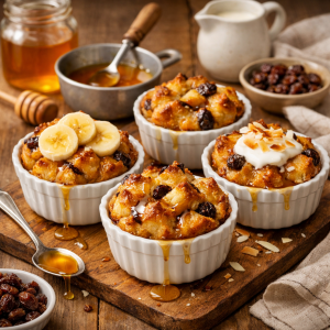 Today’s Tasty Pick: Honey Vanilla Bread Pudding Cups