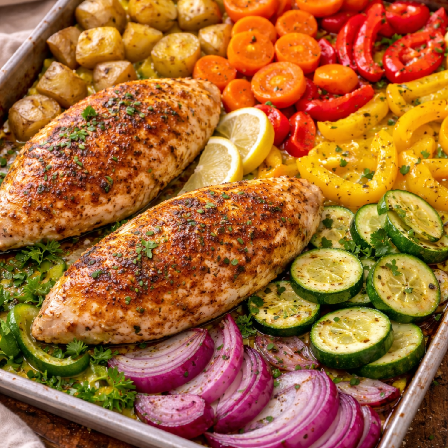 Today’s Tasty Pick: Rainbow Sunday Chicken & Veggie Tray