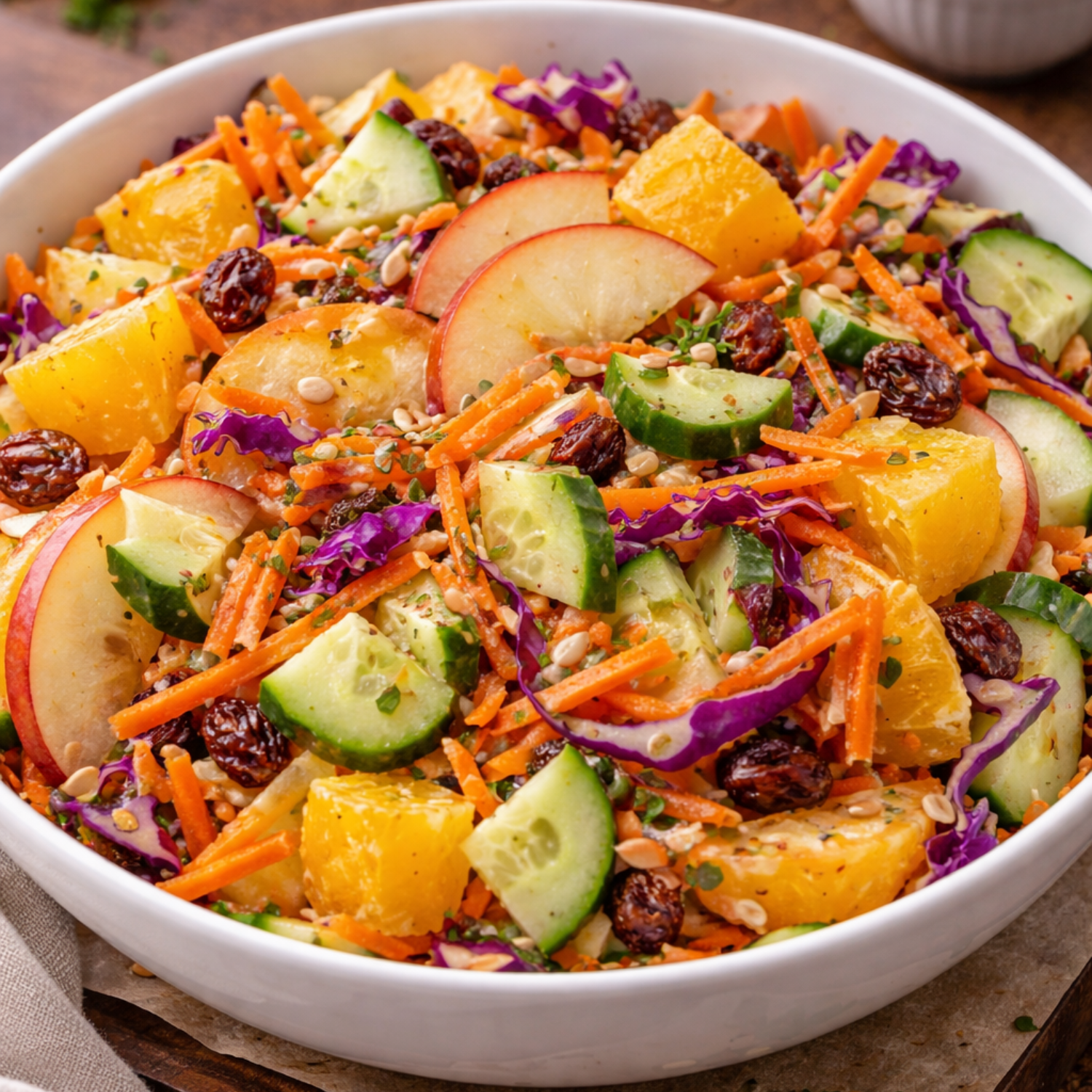 Today’s Tasty Pick: Sweet & Crunchy Rainbow Veggie Fruit Toss