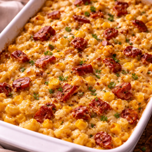 Today’s Tasty Pick: Bacon & Sweet Corn Macaroni Bake
