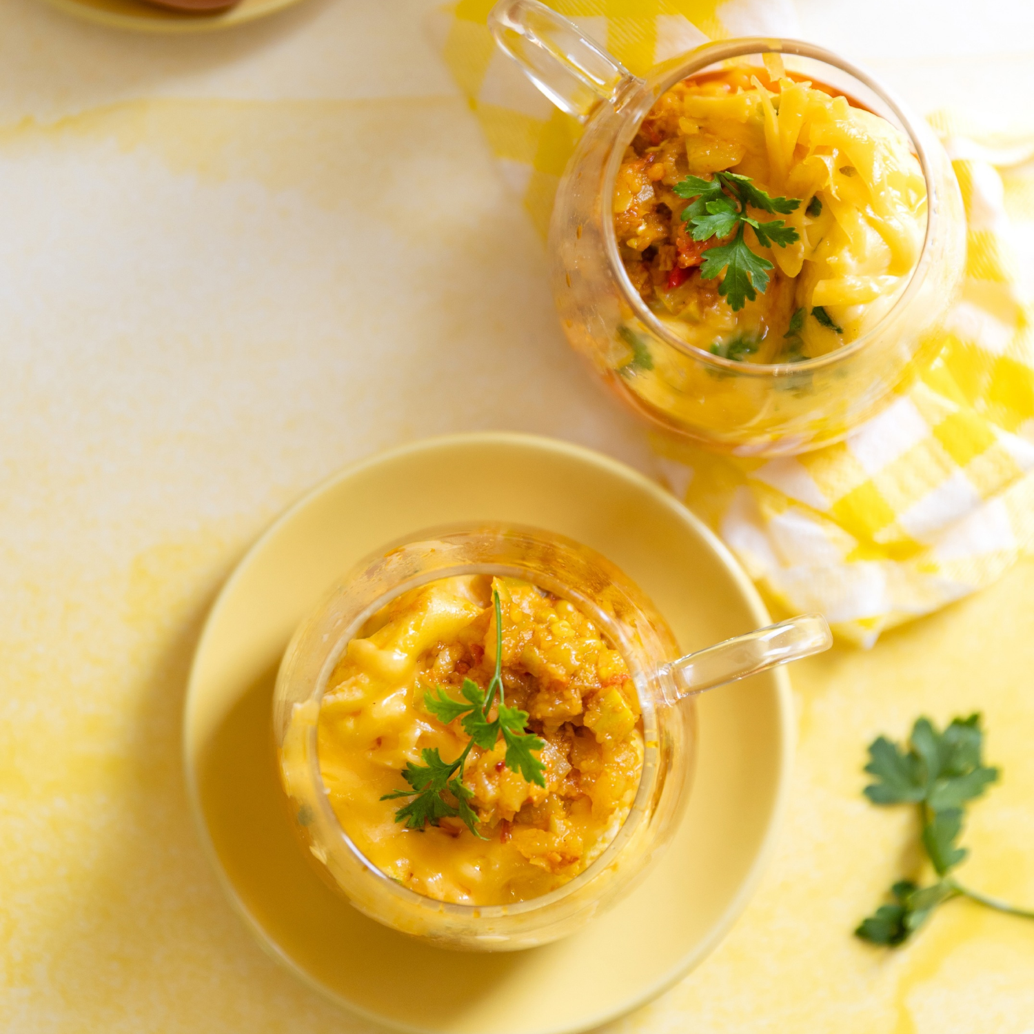 Cheddar Mug Scramble with Atchar