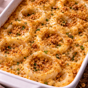 Today’s Tasty Pick: Cheesy Onion Ring Bake