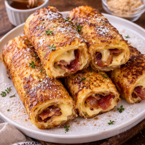Today’s Tasty Pick: Cheesy Stuffed French Toast Rolls