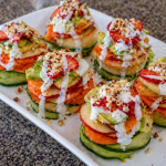 Crunchy Fruit & Veggie Ribbon Stacks