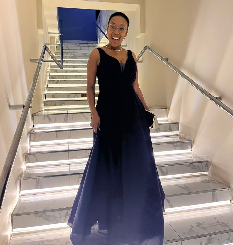 Dressed in elegance and wearing a radiant smile, Lungi Ngaphi reflects beauty, strength, and joy. Picture: Supplied