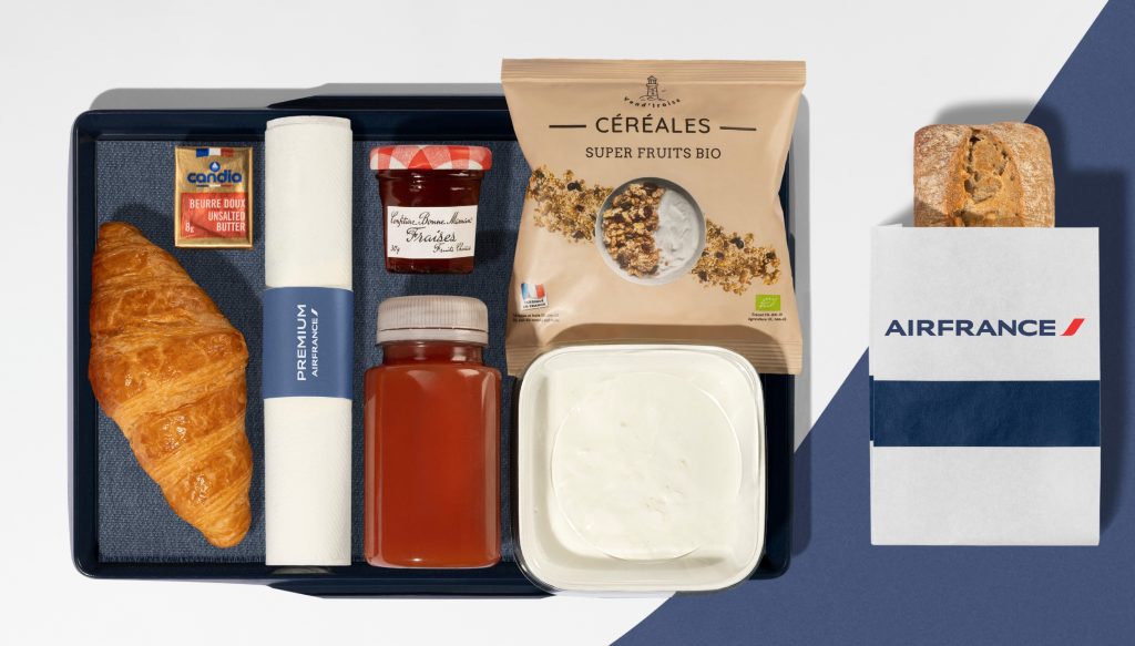 Air France Premium Cabin Second Meal. Picture: Supplied