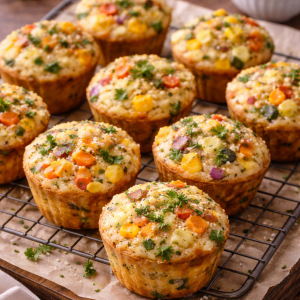 Today’s Tasty Pick: Savoury Veggie & Cheese Muffin Bites