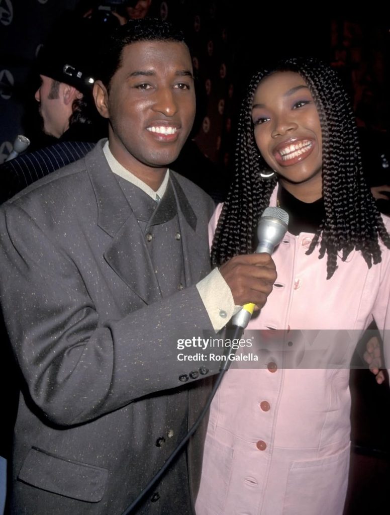 Babyface and Brandy in their early days, before they made history together. Picture: Instagram@Babyface