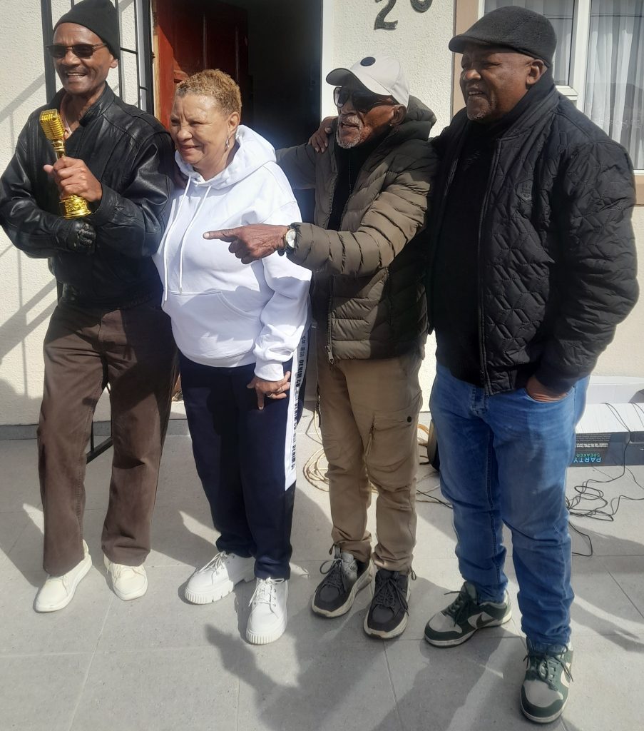 A group photo featuring SupaFrika, his wife, Papa, and Condry Ziqubu. Picture: Author's Own