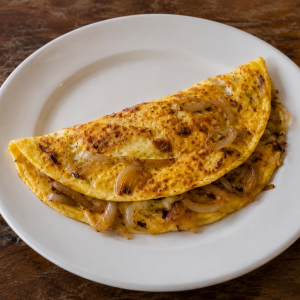 Today’s Tasty Pick: The Visitor’s Egg – Caramelised Onion Omelette