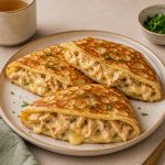 Cheesy Chicken Pancake Pockets