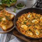 Creamy Masala Eggs with Toast & Boiled Eggs
