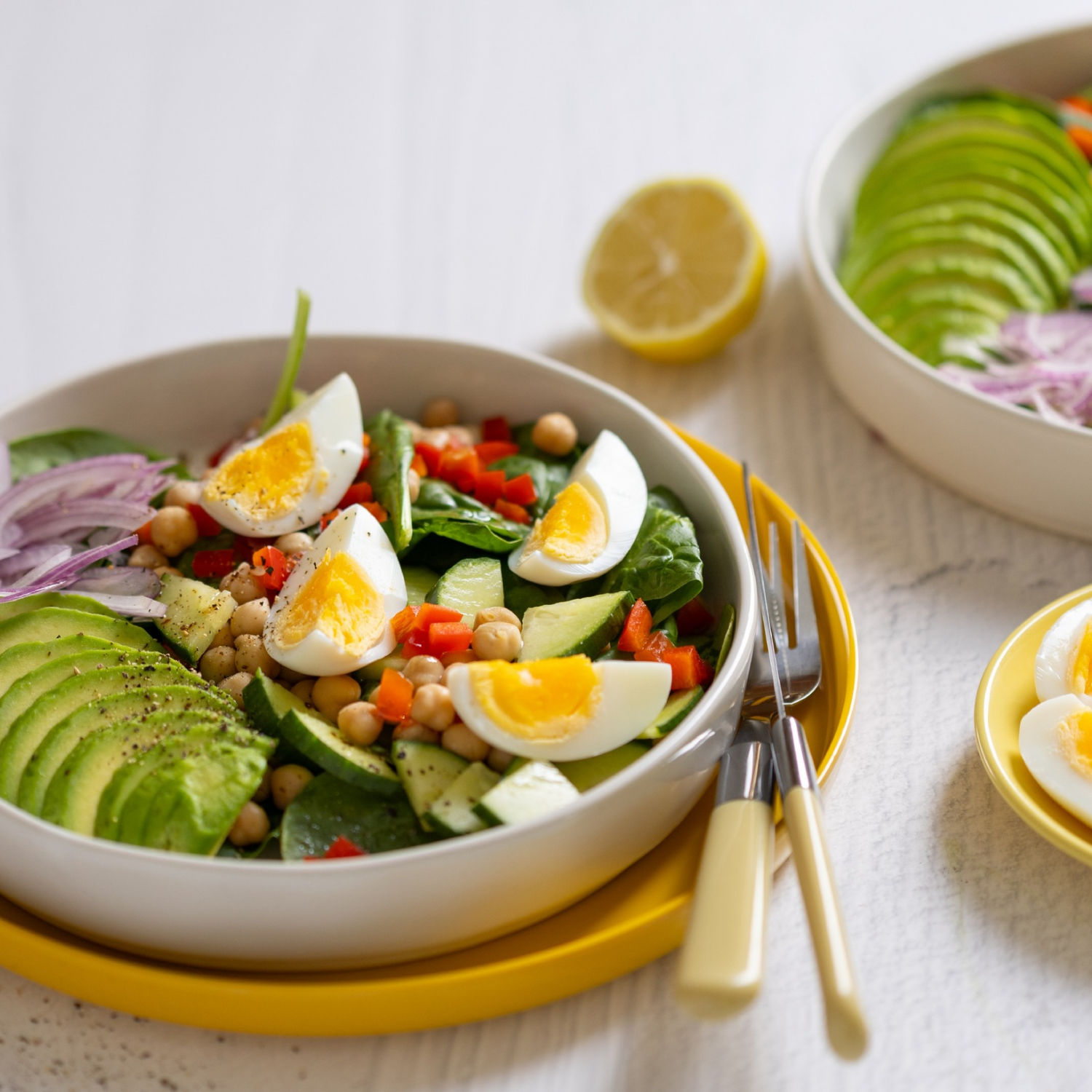 Egg and Avo Veg Bowl