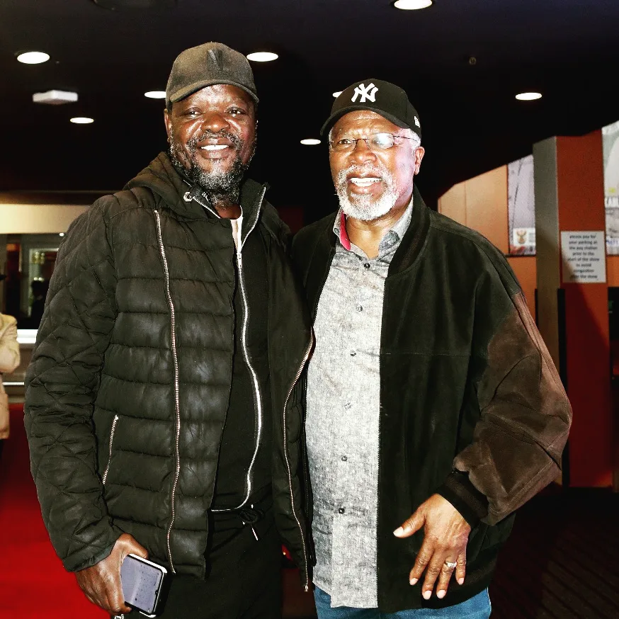 Two legends of South African entertainment: the late Seputla Sebogodi and award-winning actor and filmmaker Dr John Kani. Picture: Instagram@SeputlaSebogodi