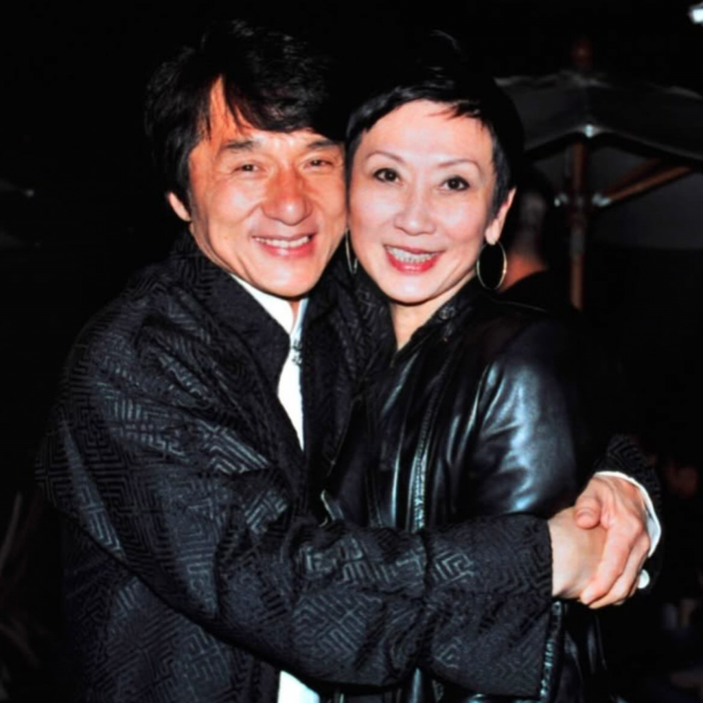 Jackie Chan and the late Nansun Shi