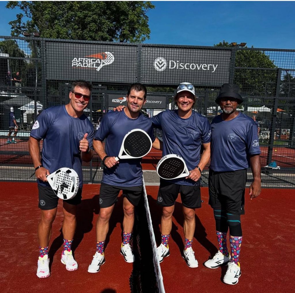 Schalk Brits, Morne Steyn, Charl Mc Leod and Ransley Padayachy. Picture: Supplied