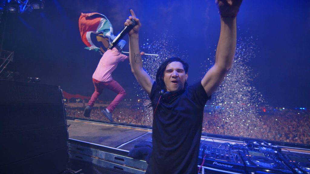 Skrillex, who is also featured in the documentary FOSTA. Picture: Supplied