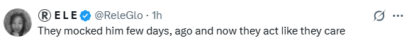 A comment from a social media user. Picture: X@PhilMphela