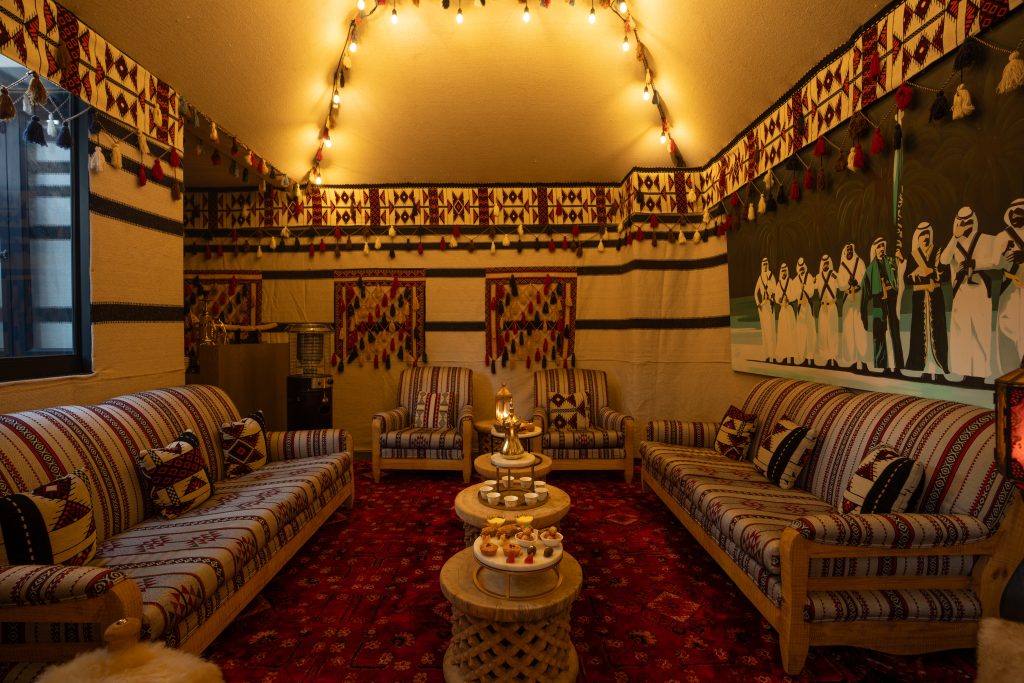 The Najd Tent, Whispers of Diriyah at the Park Hyatt in Johannesburg. Picture: Supplied