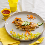 Cheesy Chicken Omelette