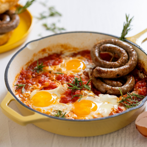 Today’s Tasty Pick: Vetkoek with Boerewors and Tomato Smoor Fried Eggs
