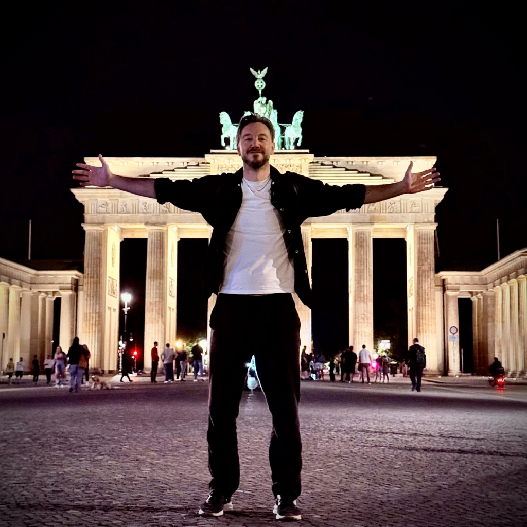 Radio Personality Rob Forbes in Berlin