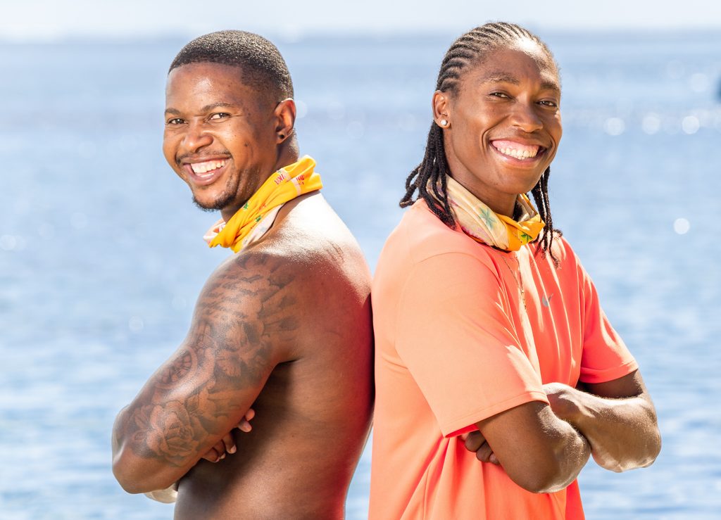 Thando Zwane and his partner, Caster Semenya. Picture: Supplied